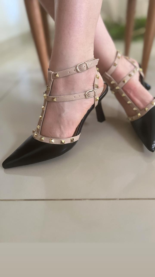 Chanel alto preto amêndoa R$316,00 - #2