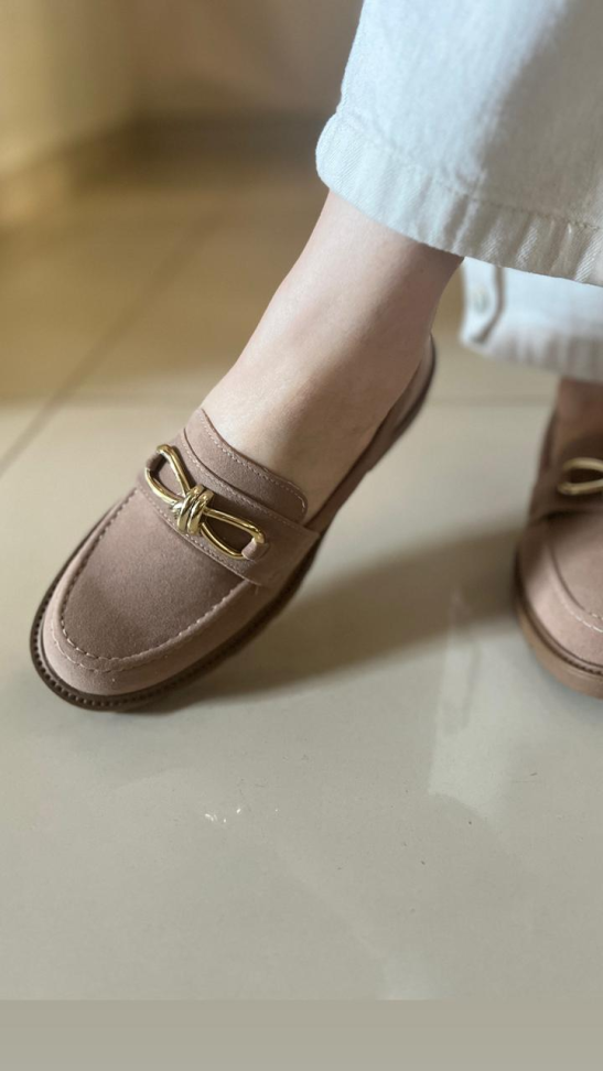 Mocassim estruturado detalhe ouro R$188,00 - #5