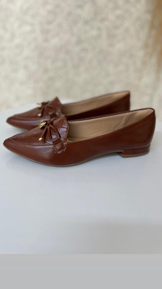 Sapatilha bico fico laço cadeado R$132,00 - #4