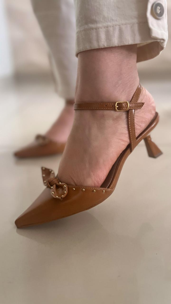 Chanel médio capuccino tachas laço R$276,00 - #2