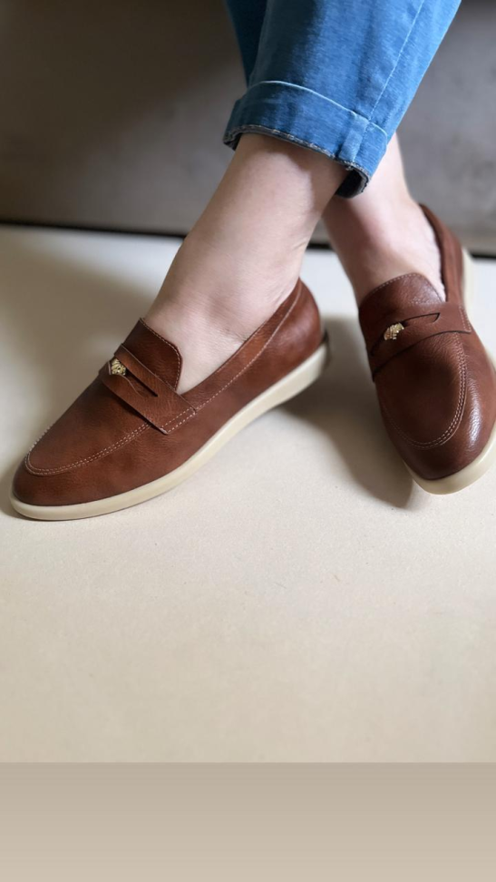 Mocassim caramelo recorte R$276,00 - #3