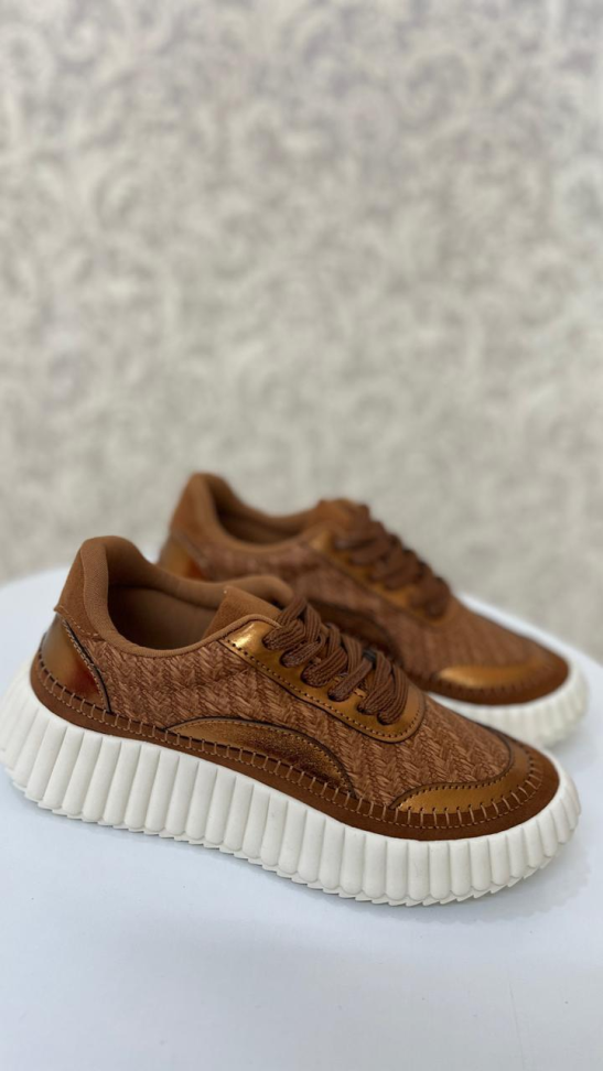 Tênis bronze trama R$276,00 - #1