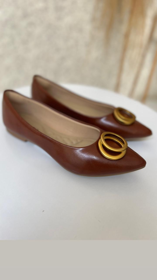 Sapatilha bico fino esfera vazada R$132,00 - #2