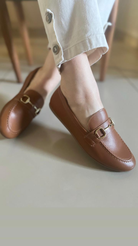 Mocassim caramelo R$176,00 - #8