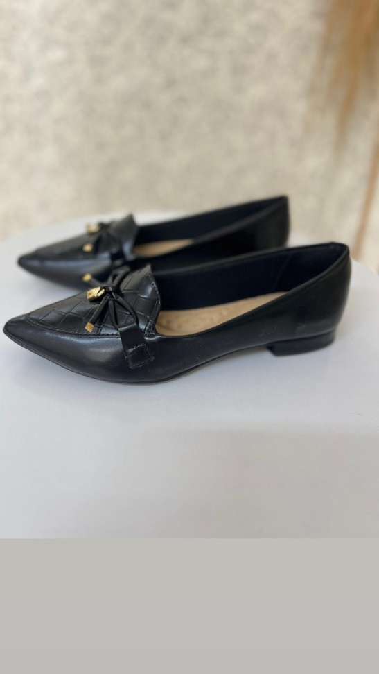 Sapatilha bico fico laço cadeado R$132,00 - #2