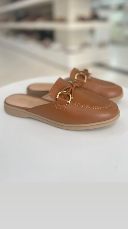 Mule caramelo lacinho R$164,00 - #3
