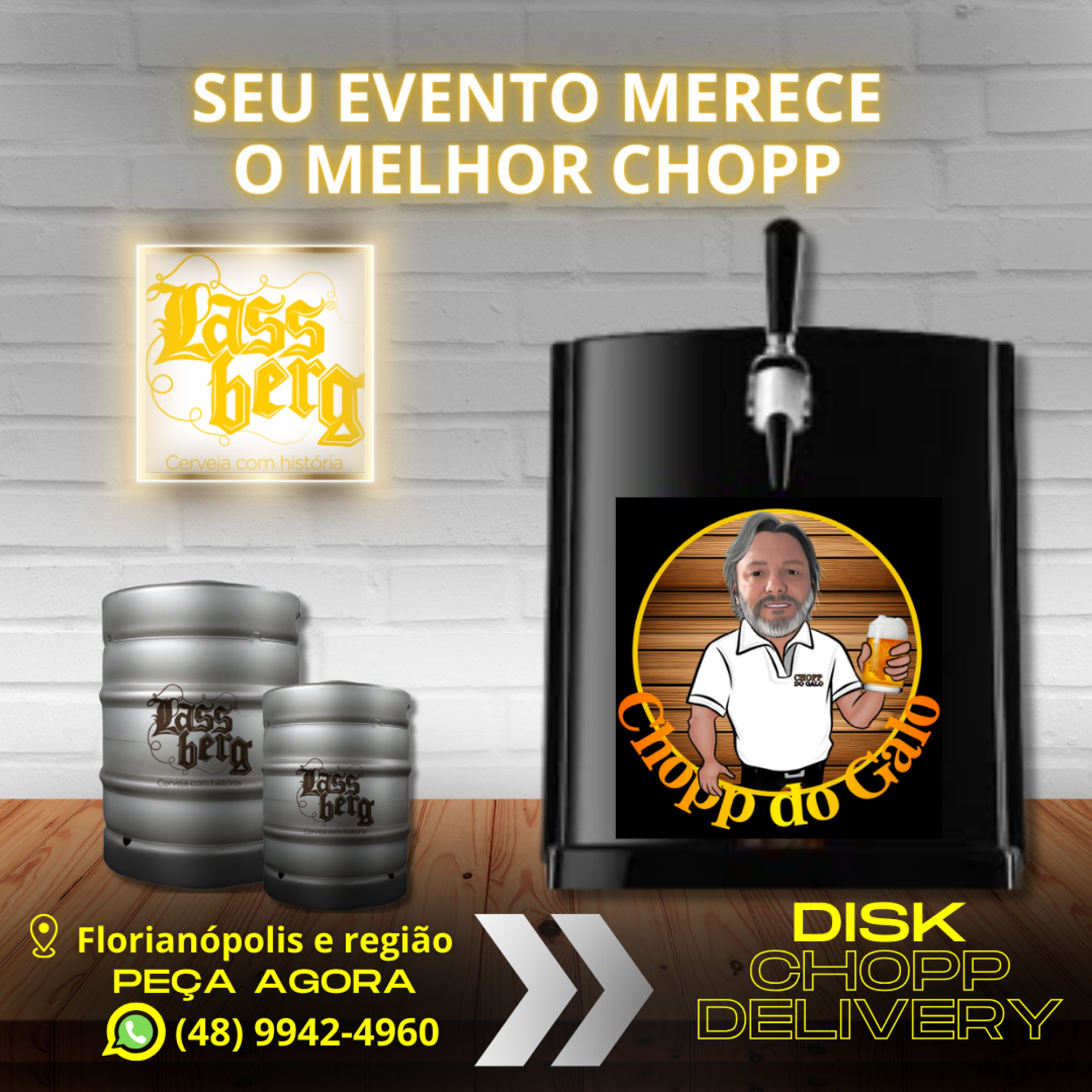 Chama o Galo e garanta seu Chopp!