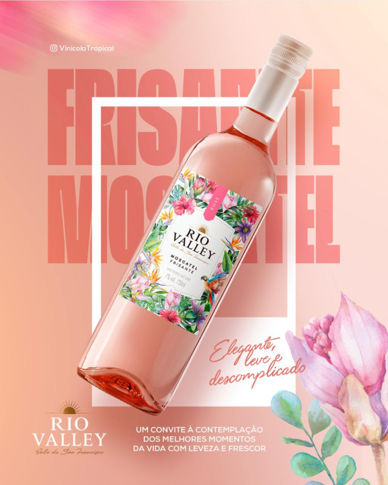 Frisante Moscatel Rosé Rio Valley