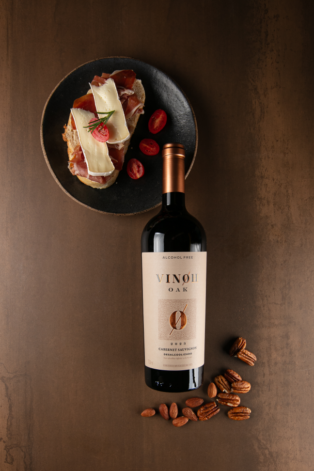 Vinoh OAK Cabernet Sauvignon 2023 750ml - Desalcoolizado