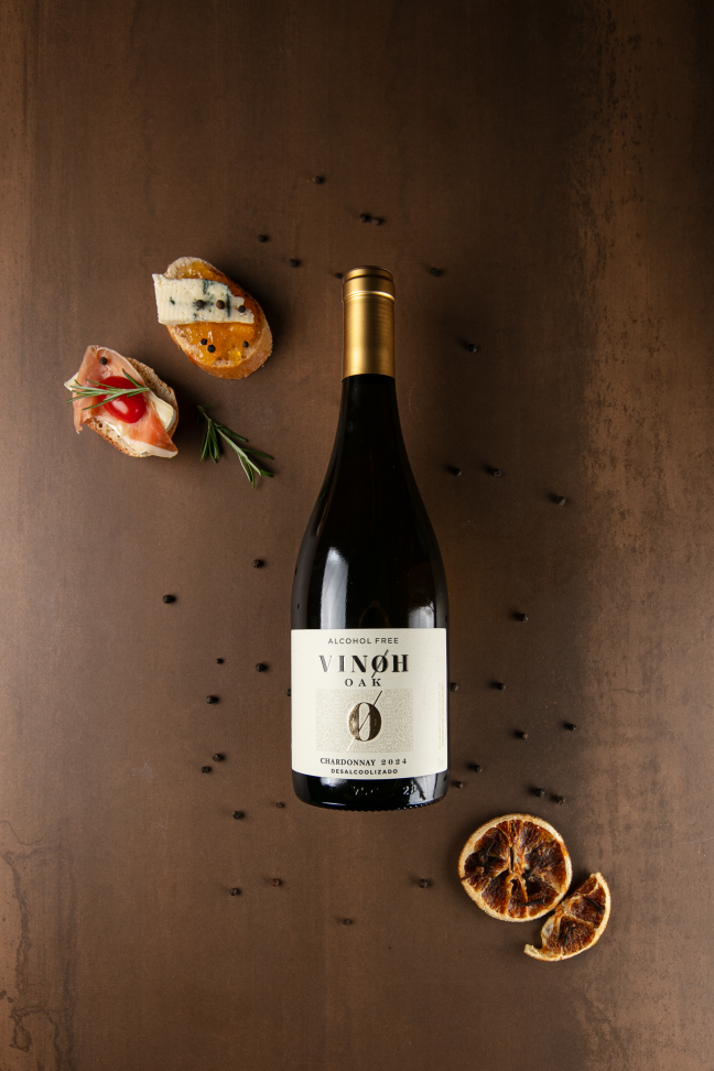 Vinoh OAK Chardonnay 2024 750 ml - Desalcoolizado