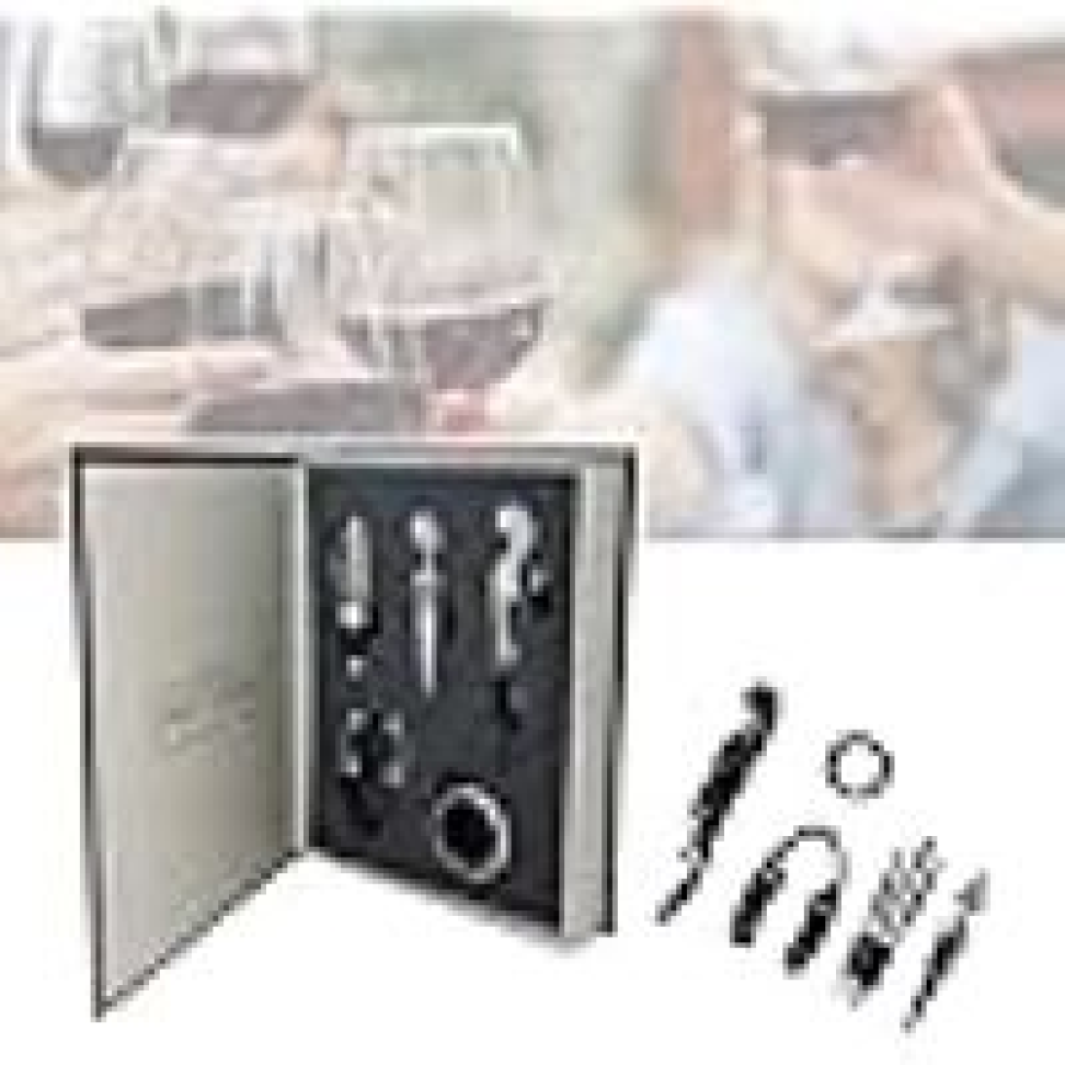 Kit para vinho estojo especial - 5 peças