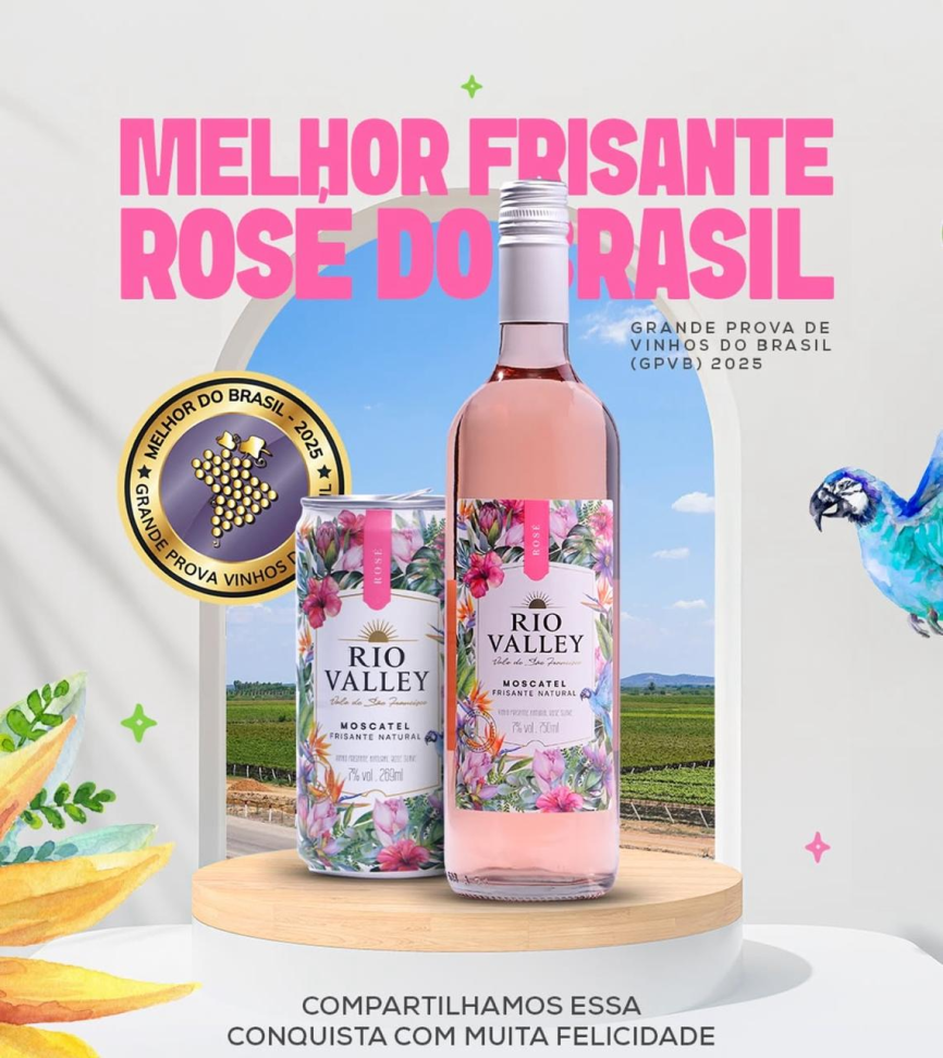 Frisante Moscatel Rosé Rio Valley