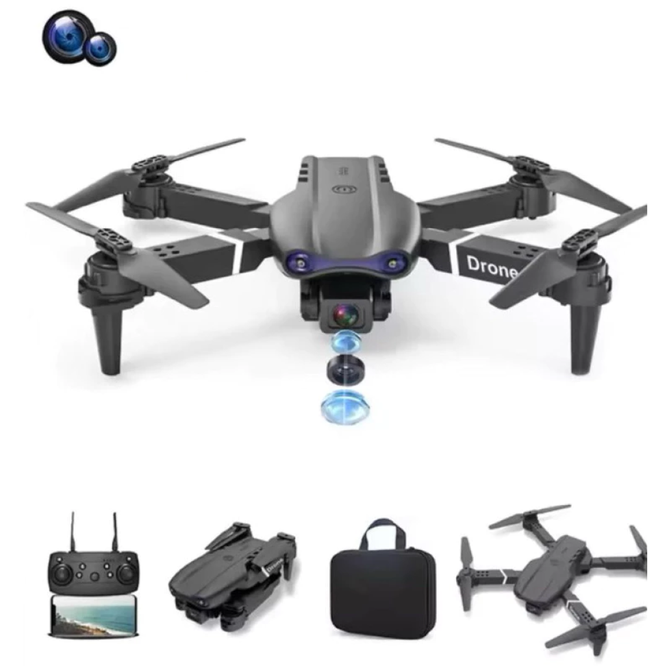Drone E99 E88 Pro Com duas Câmera E Wifi Com Case Cor Preto - #3
