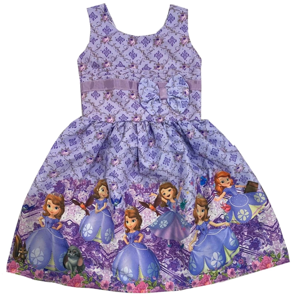 Vestido Infantil Menina Personagens - #1