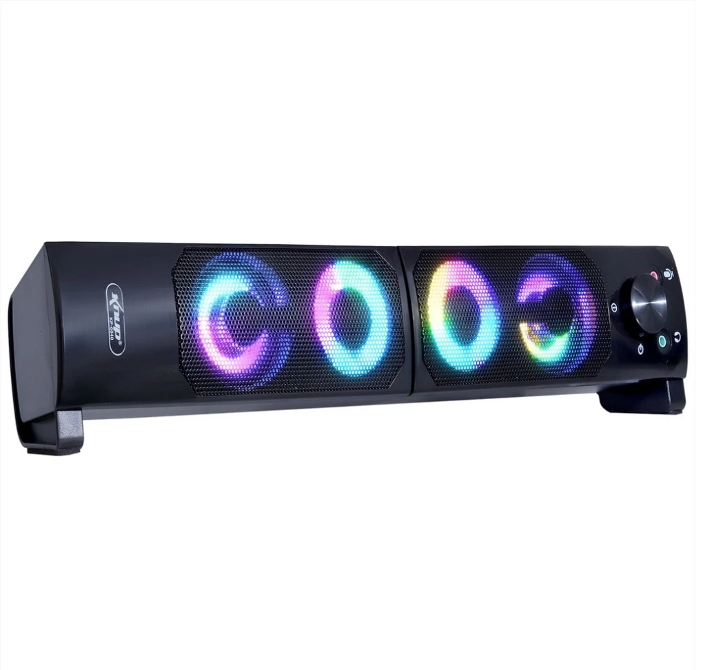 Caixa de Som SoundBar Pc Gamer Subwoofer P2 Led Rgb Pc Notebook Tablet - #2
