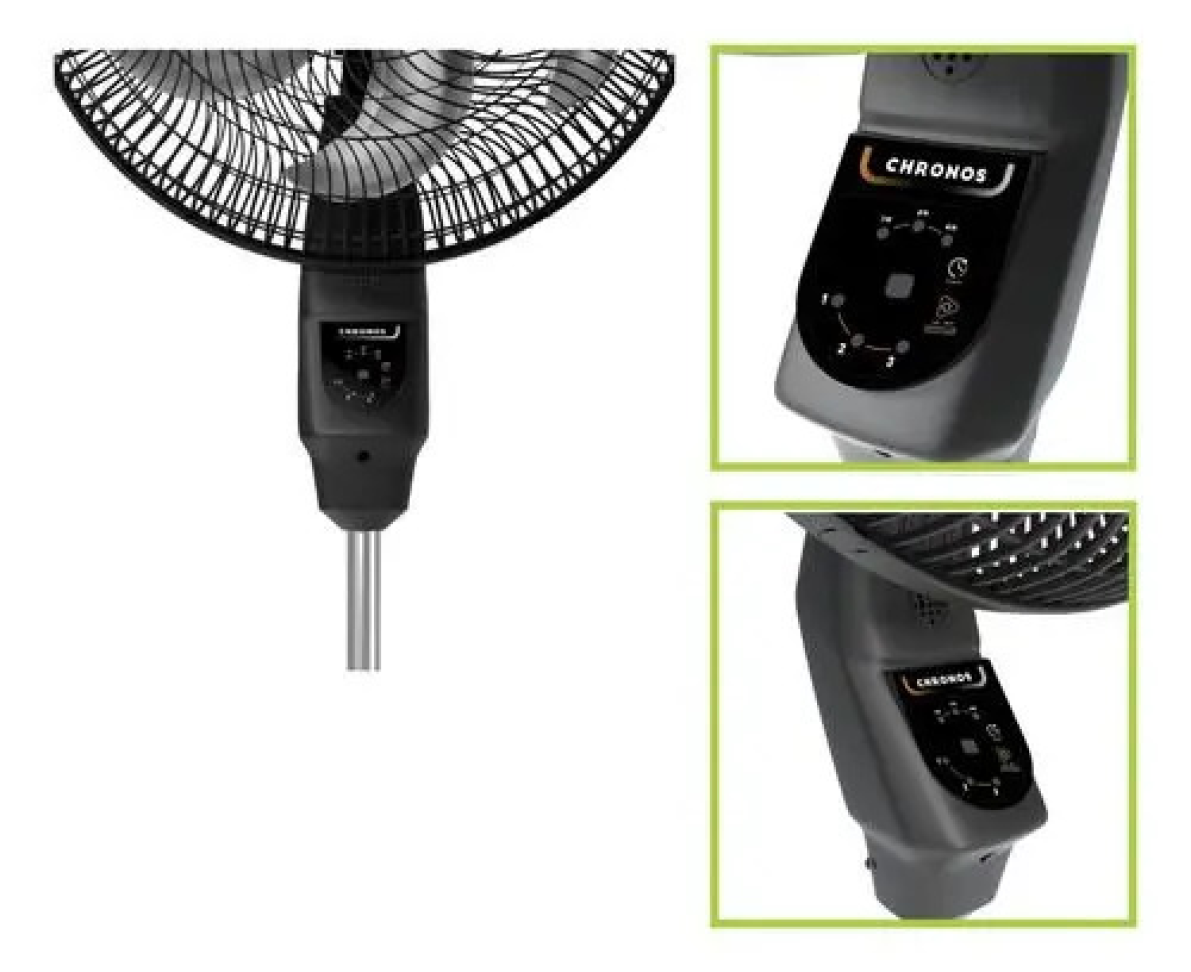 Ventilador De Coluna 40 cm com 6 Pás Turbo Controle Silencioso Potente Timer - Mallory - #4