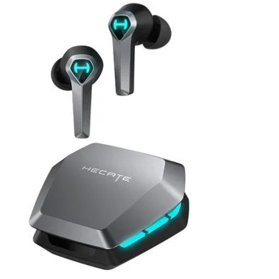 Fone De Ouvido Gamer Edifier GX04, Bluetooth 5.0, Recarregável, RGB, Resistente à Água, Cinza - #1