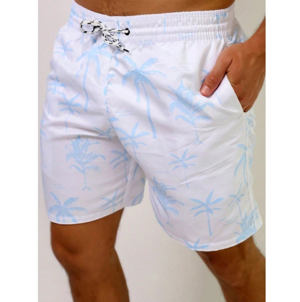 Short Tactel Grosso Masculino Mauricinho Adulto Surf Praia Piscina Secagem Rápida Academia Bermuda Verão - #4