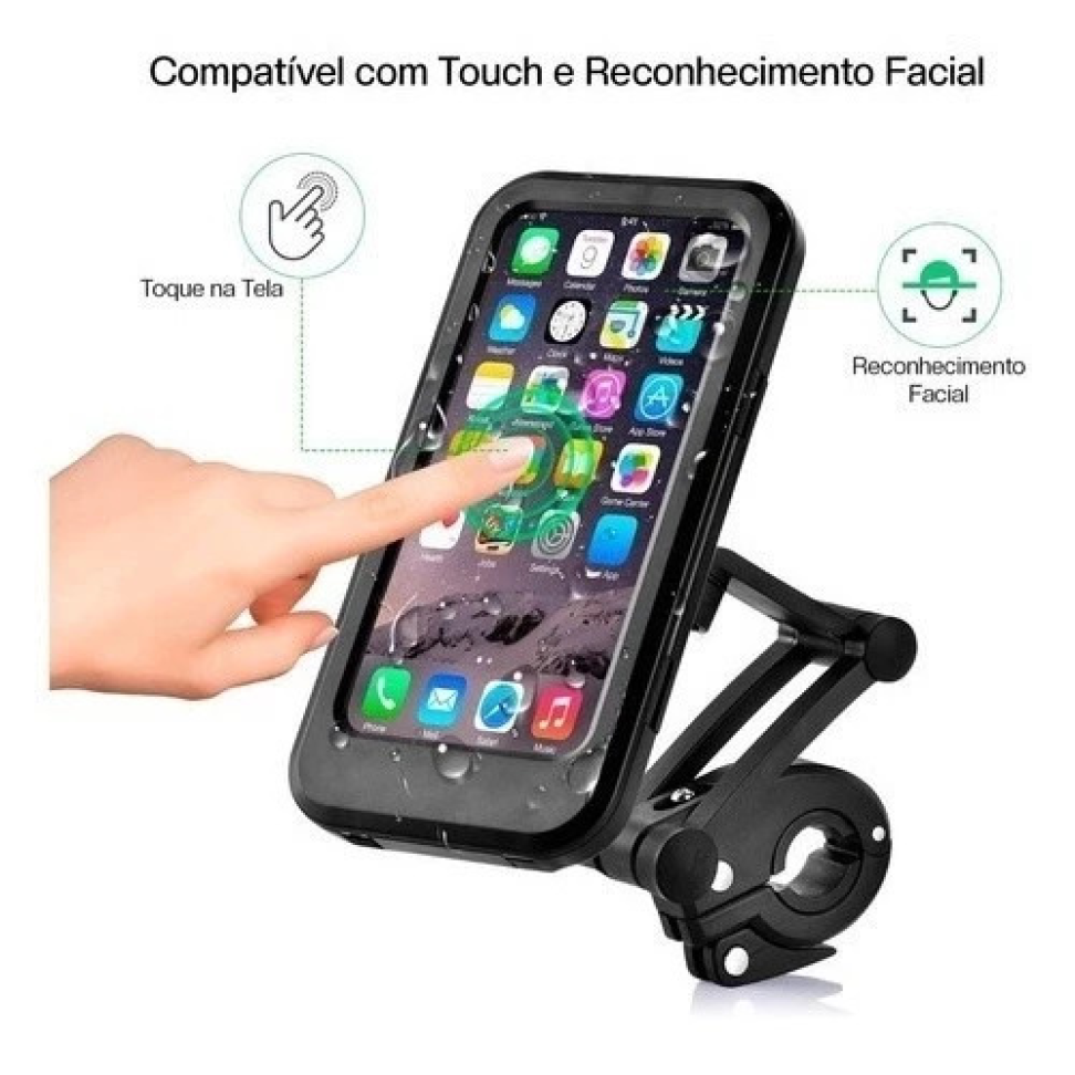 Suporte Case Capa Celular P Bike Moto Prova D'agua Magnetico - #3