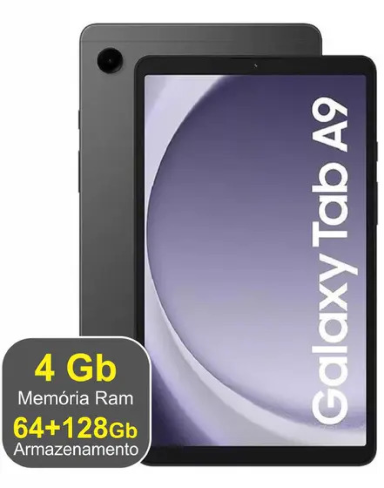 Tablet Samsung Galaxy Tab A9 Lite 4gb ram + 64gb + 128gb SD - C/Chip 8.7 Pol. CINZA - #3