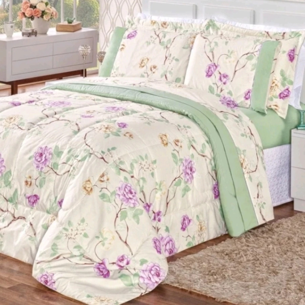 EDREDON CASAL DUPLA FACE SUPER MACIO E QUENTINHO - #1