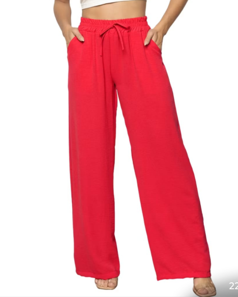 Calça Pantalona Duna Com Bolso - #4