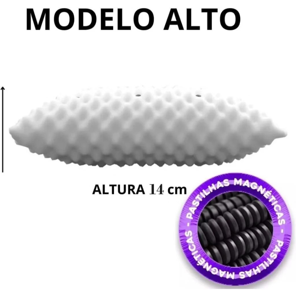 2 Travesseiro Com Magnético Ortopédico e infravermelho Anti Ronco Aliviar Dor - #2