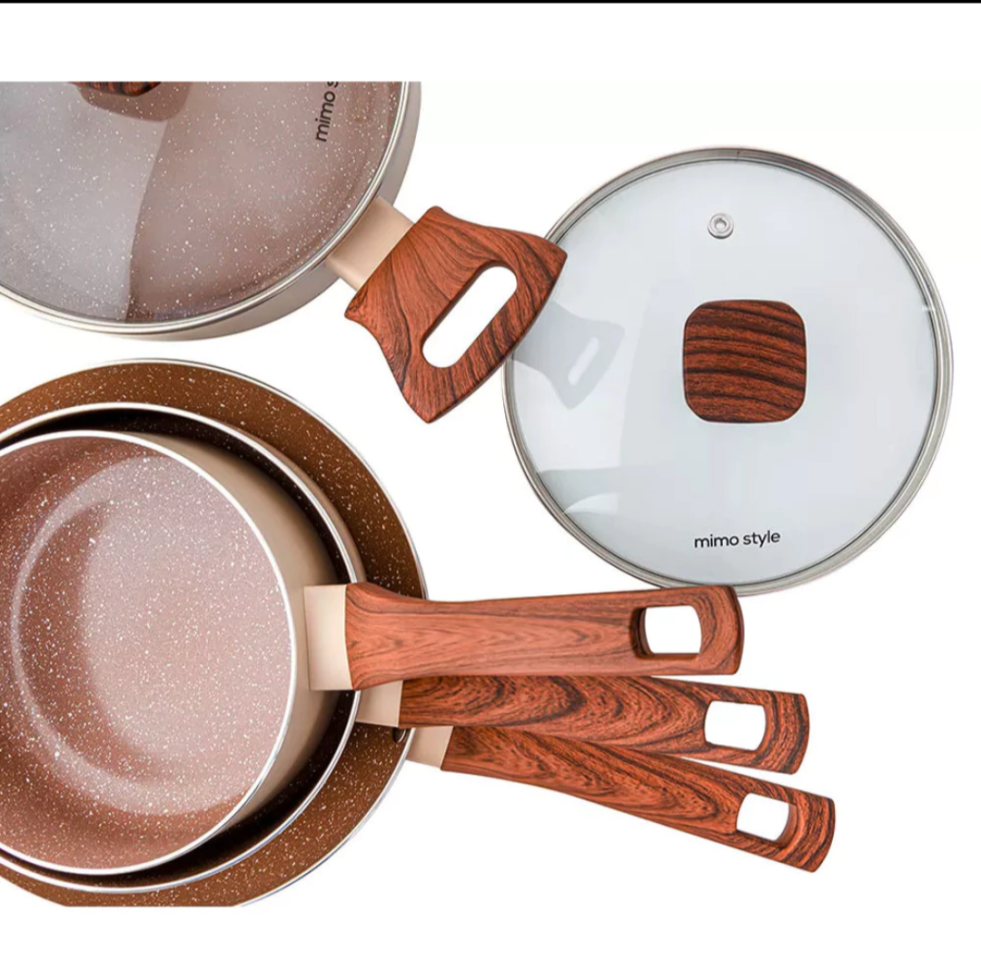Jogo de panela Indução com revestimento - #1