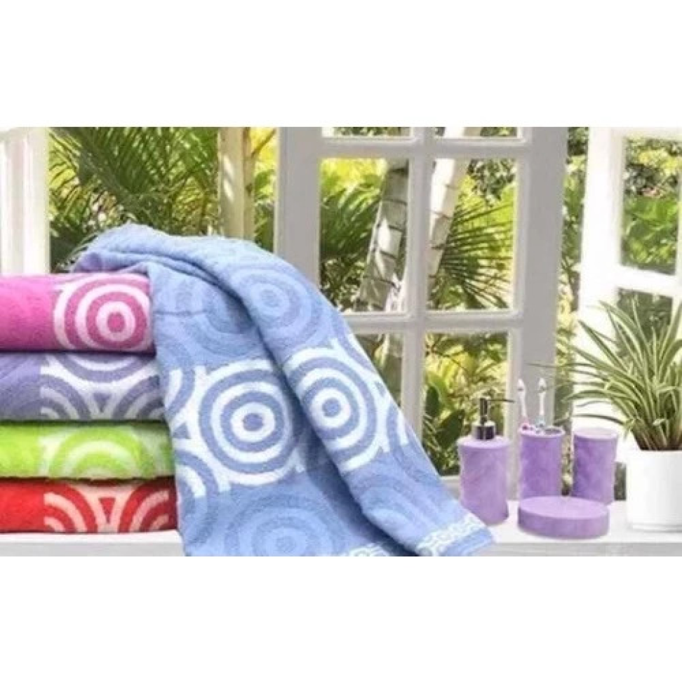 Kit 04 Toalha de Banho Gigante Bola 1,80 x 0,70 100% Algodão Cores lindas Sortidas - #2