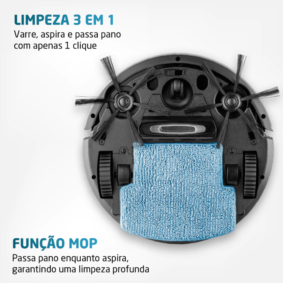 Aspirador de Po Robô Multi Clean Mondial RB-09 Bivolt 30w - #1