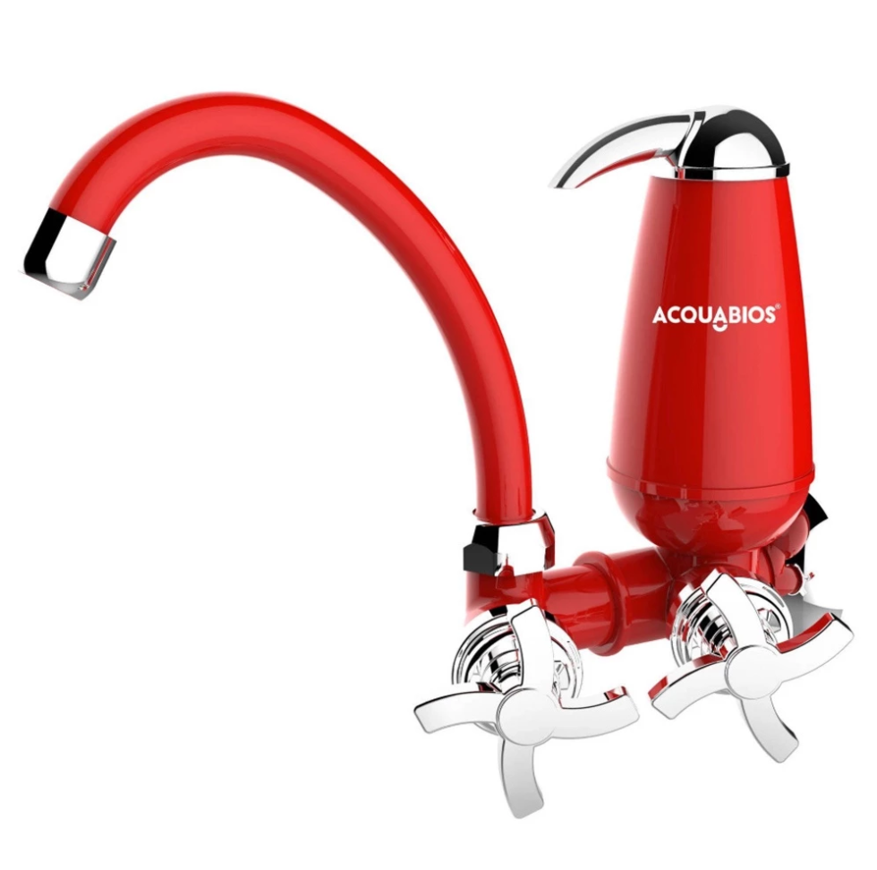 Torneira de Cozinha Com Filtro de Parede Com Bica Móvel E05 Quadriseta Acquabios - #4