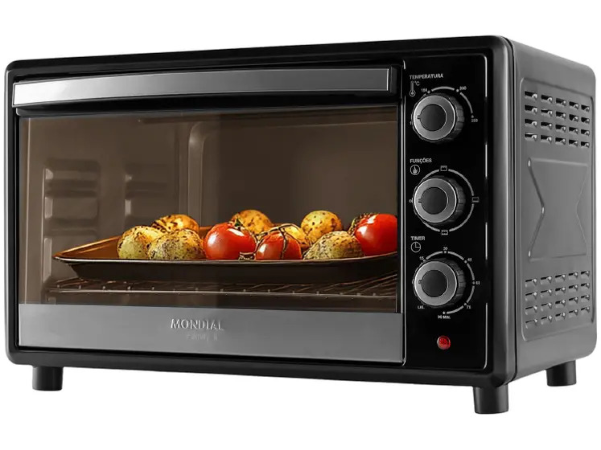 Forno Elétrico de Bancada Mondial com Timer 42L - Preto Family II FR-42 - #2