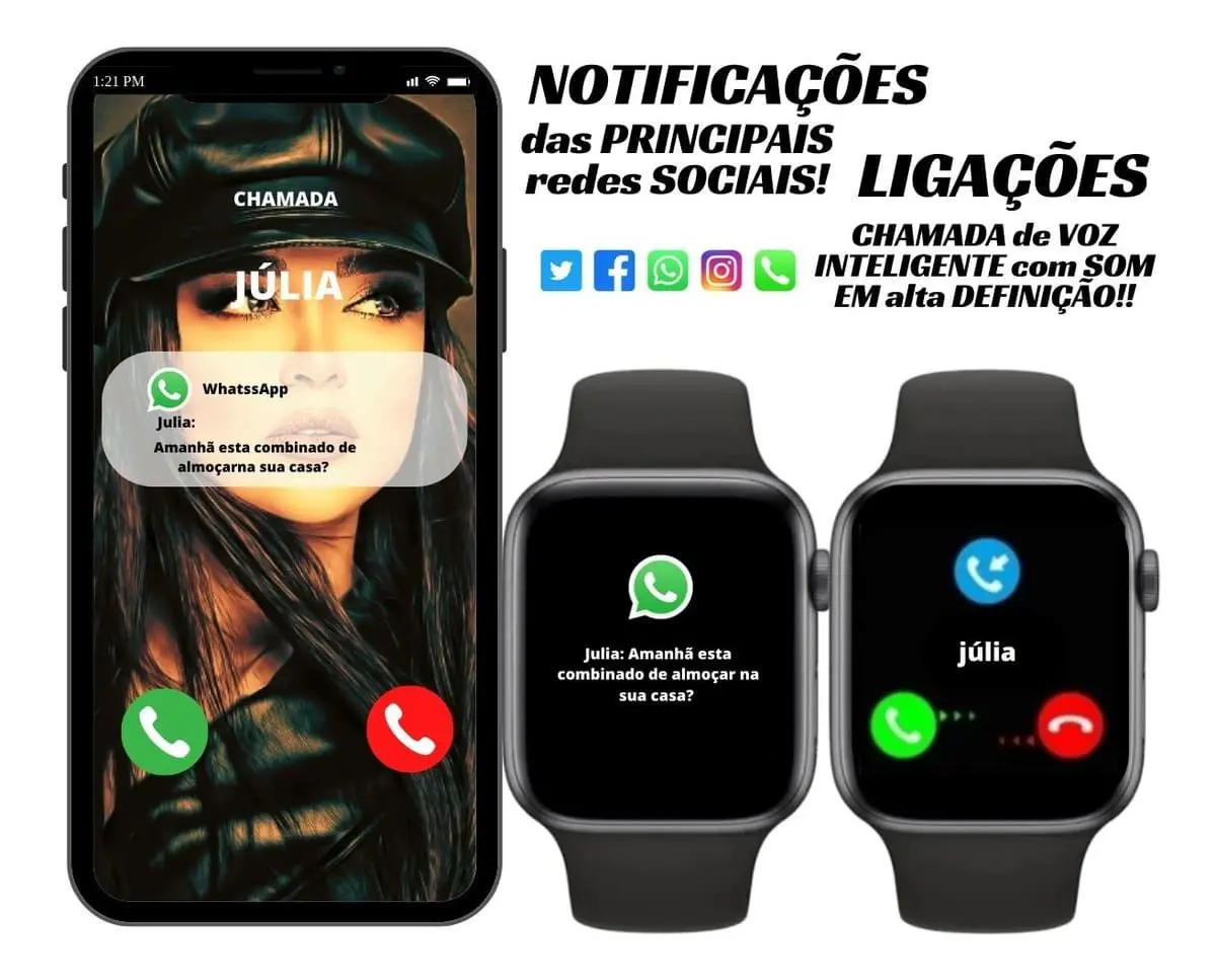 Smartwatch Relógio Inteligente S8 Pro Para Android E IOS - #1