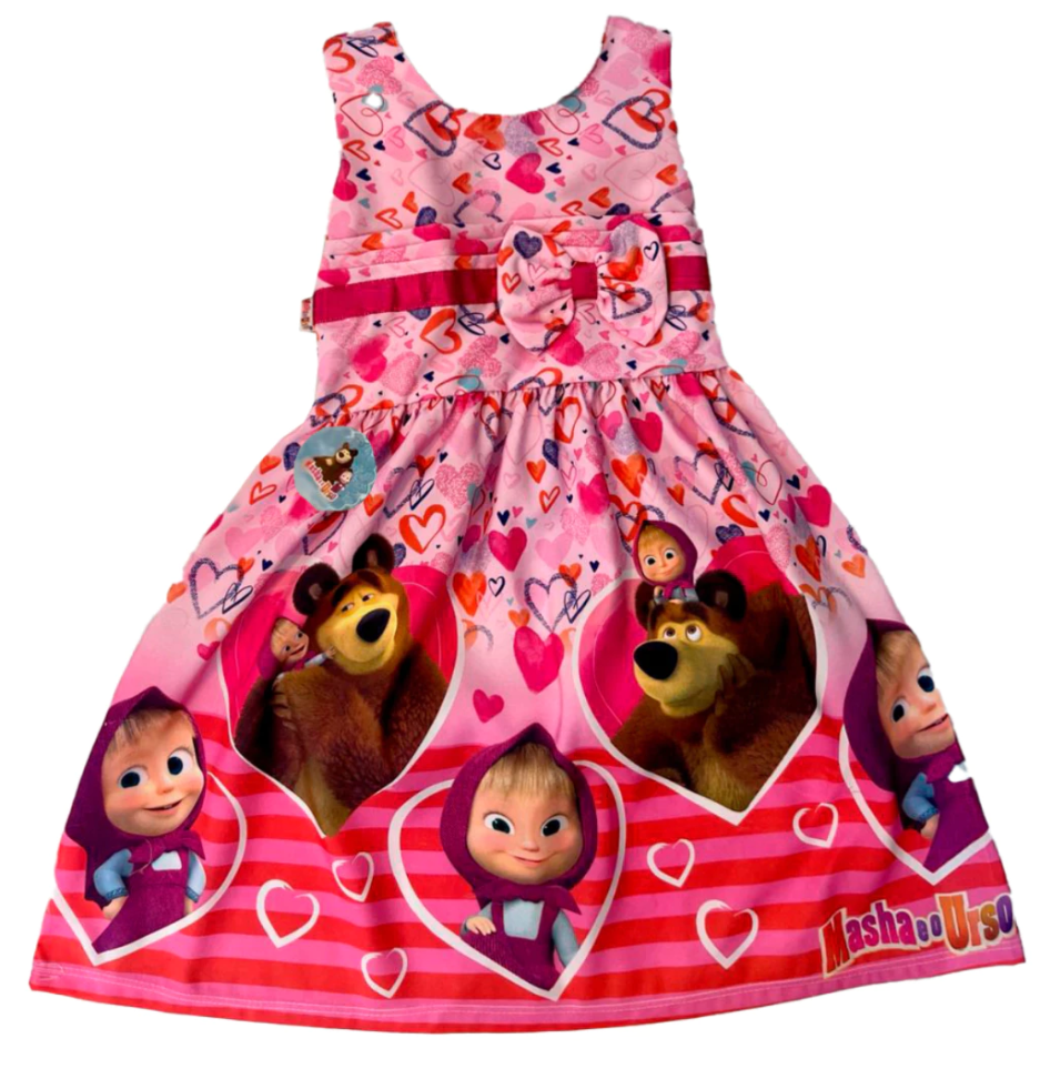 Vestido Infantil Menina Personagens - #1