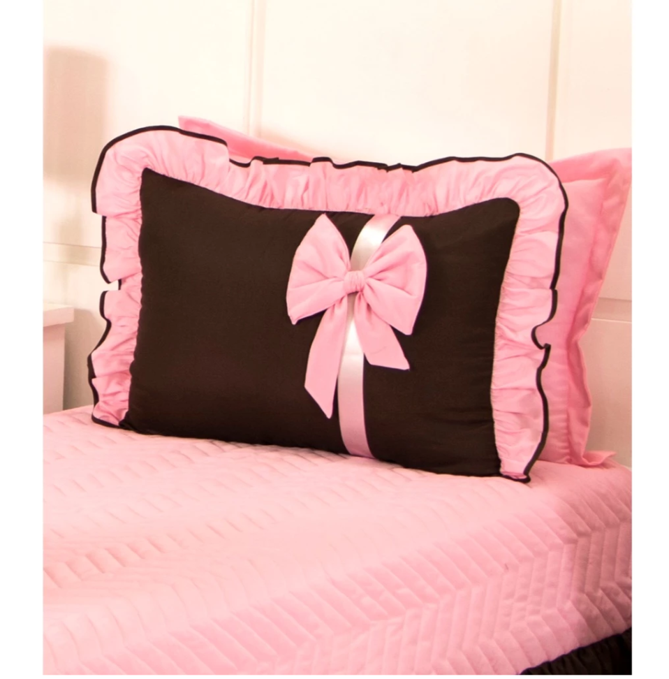 Kit Jogo Para Quarto De Menina Colcha Infantil Cobre Leito Solteiro Meg + Cortina 4 Peças - #4