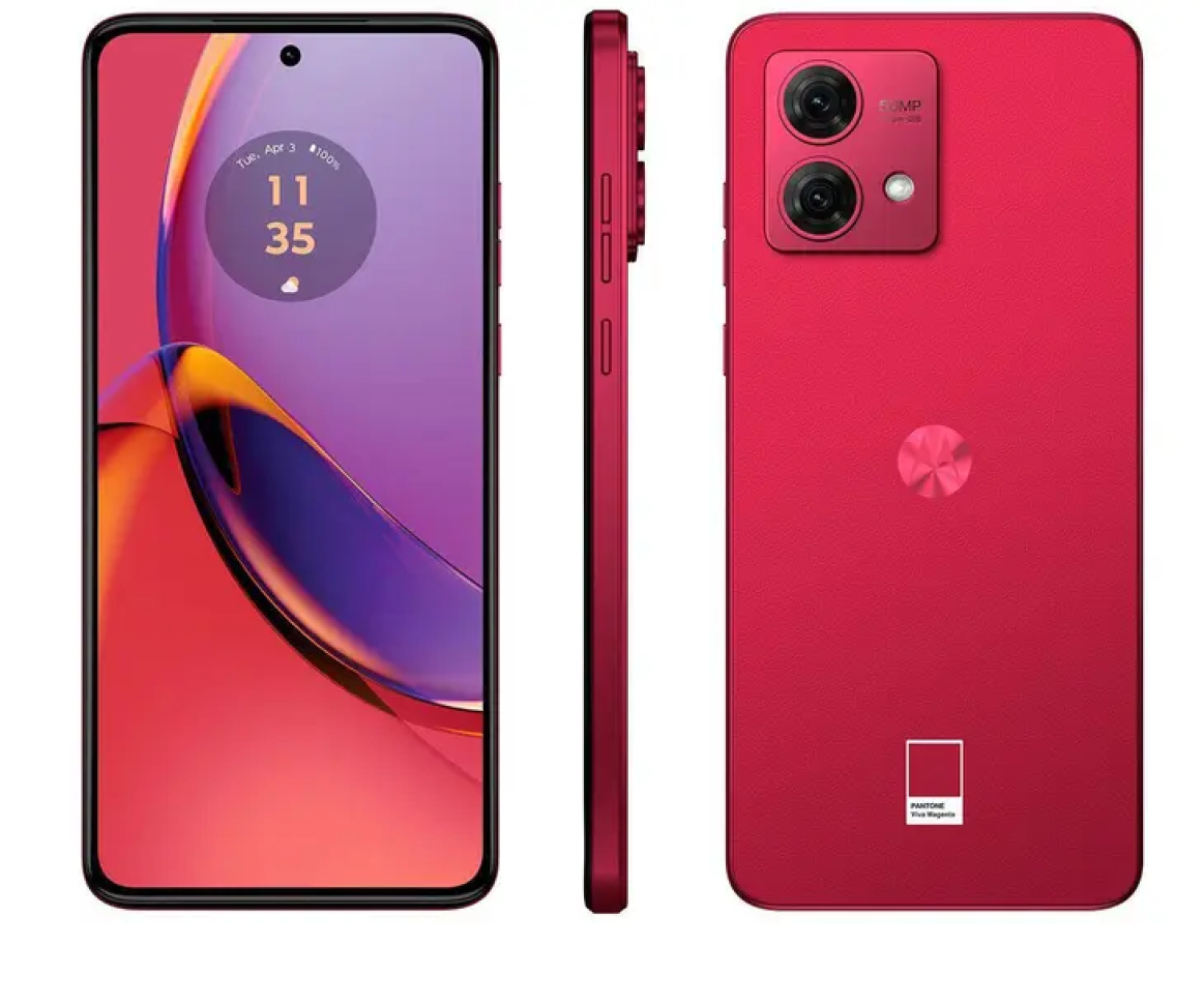 Celular Smartphone Motorola Moto G84 256GB Magenta 5G Snapdragon 695 8GB RAM 6,55" Câm. Dupla + Selfie 16MP Dual Chip - #3