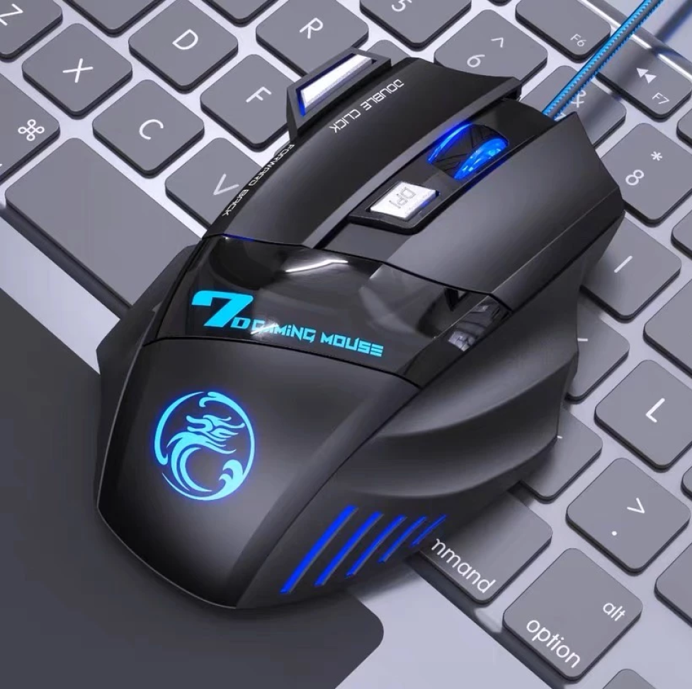 Mouse Gamer Laser X7 3200dpi Led Rgb Usb 7 Botões Profissional Original - #3
