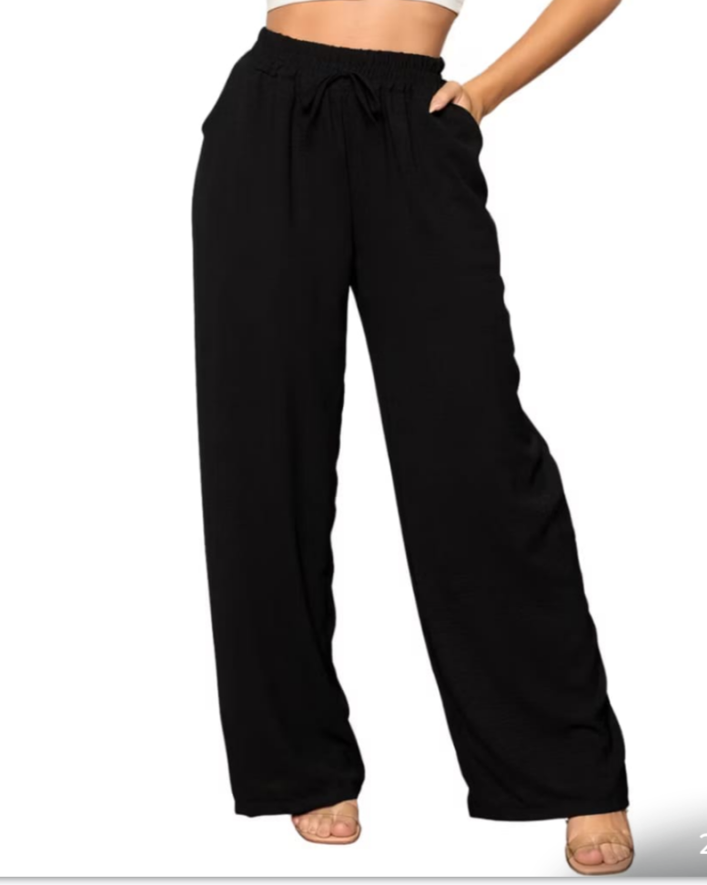 Calça Pantalona Duna Com Bolso - #2