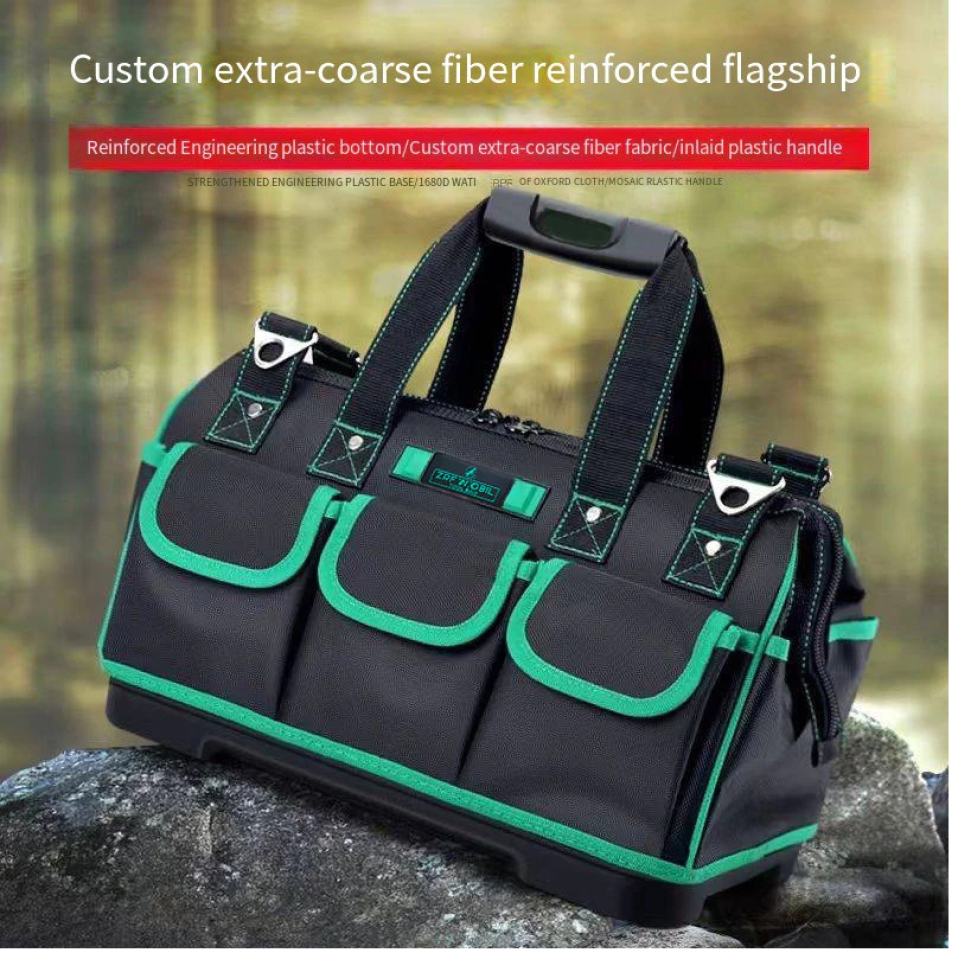 Caixa Ferramentas Eletricista Profissional Forte Durável Lona Uso Especial Marcenaria Geral Maleta Multiuso Pol - #1