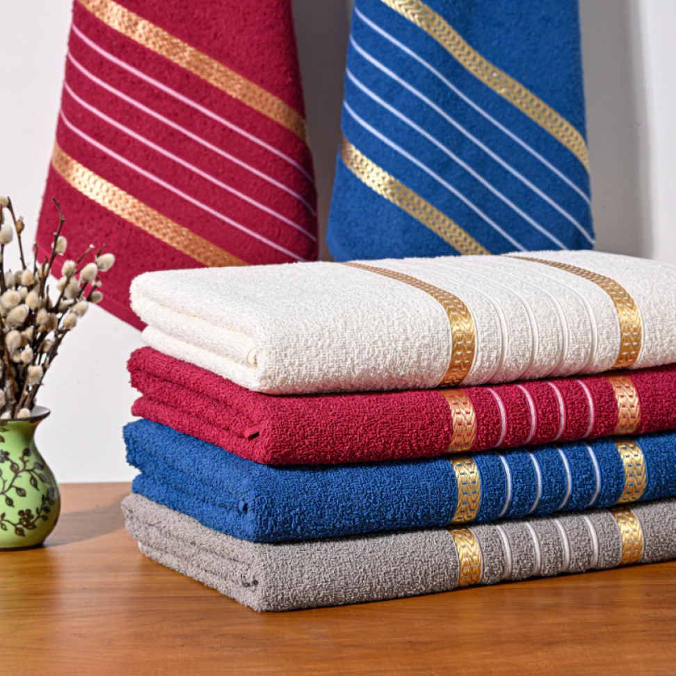 Kit 4 ou 2 Toalhas de Banho Premium Grande 70 x 135 cm 100% Algodão Alta Absorção Laune Haus - #4