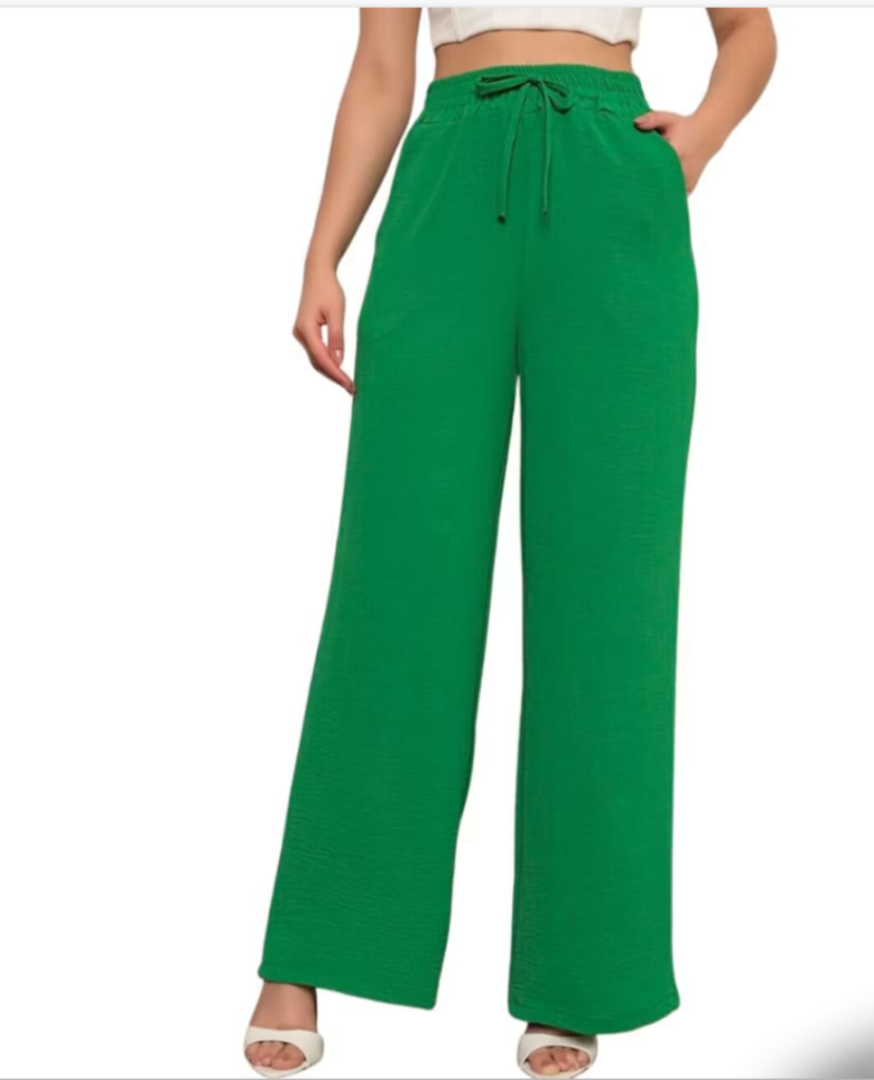 Calça Pantalona Duna Com Bolso - #5