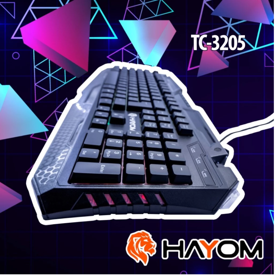 Teclado Gamer Hayom 107 Teclas Abnt2 Com Luz Led Rgb Tc3205 - #3