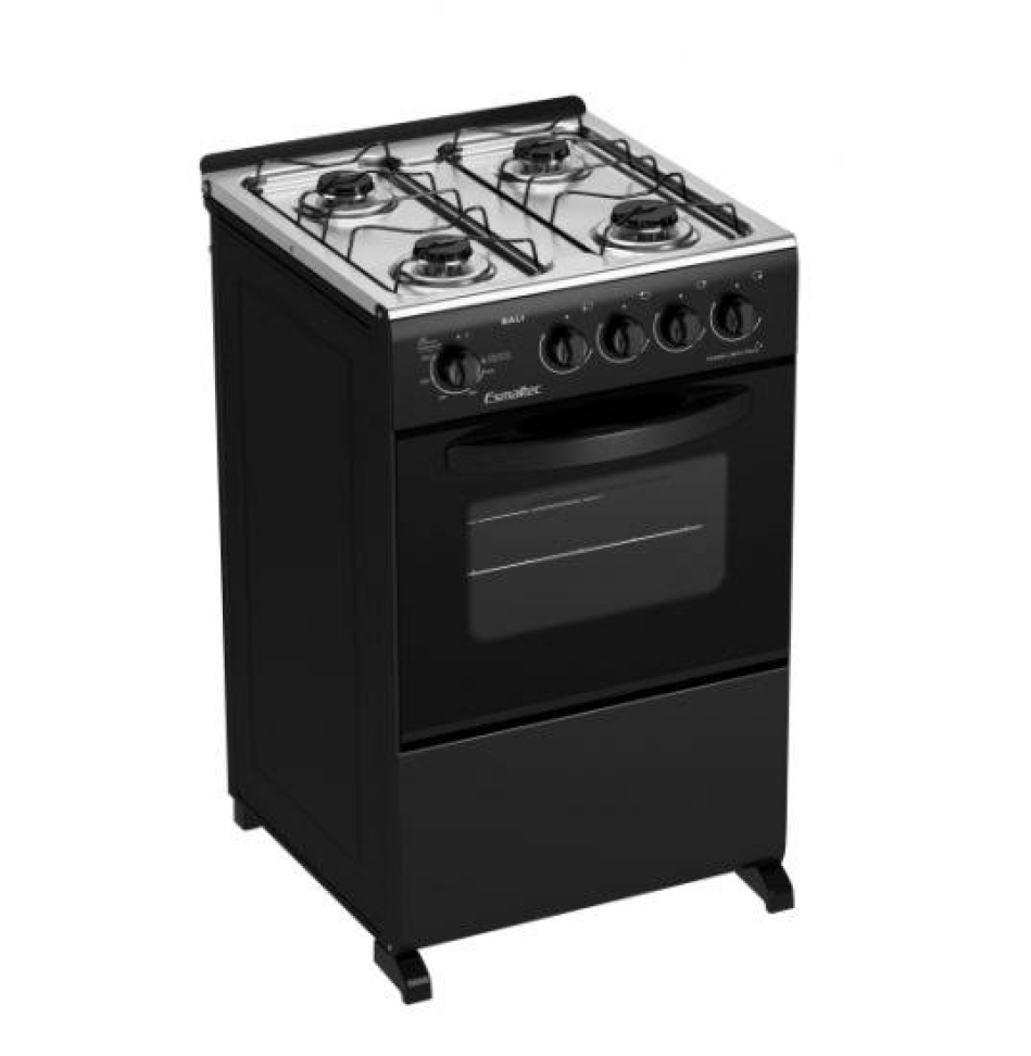 Fogão Esmaltec Bali 4111 4 Bocas Sem Tampo Preto - #1