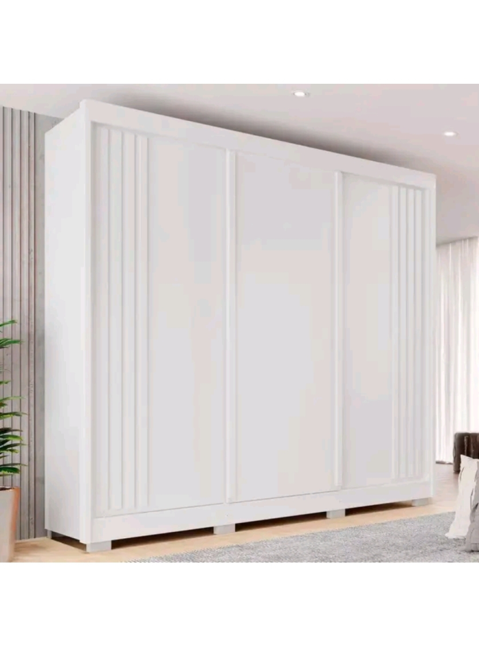 GUARDA ROUPA SALLETO ATENAS BRANCO 2,20m LARGURA 2,23m ALTURA - #3