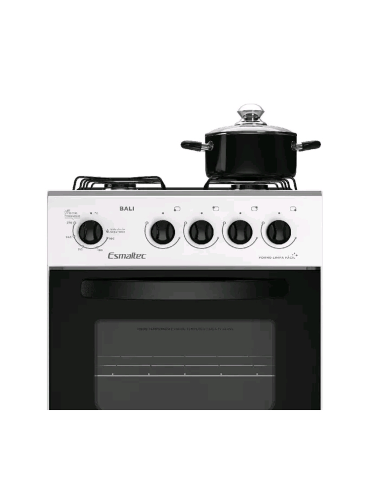 Fogão de Piso Esmaltec 4 Bocas Com Acendimento Manual Branco - #2