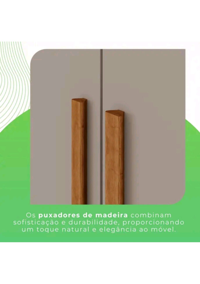 QUARDA ROUPA SALLETO COLISEU CINAMO/OFF 220cm LARGURA 223cm ALTURA - #1