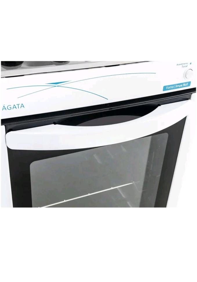 Fogão 4 Bocas Esmaltec Ágata Branco, Branco, - #1