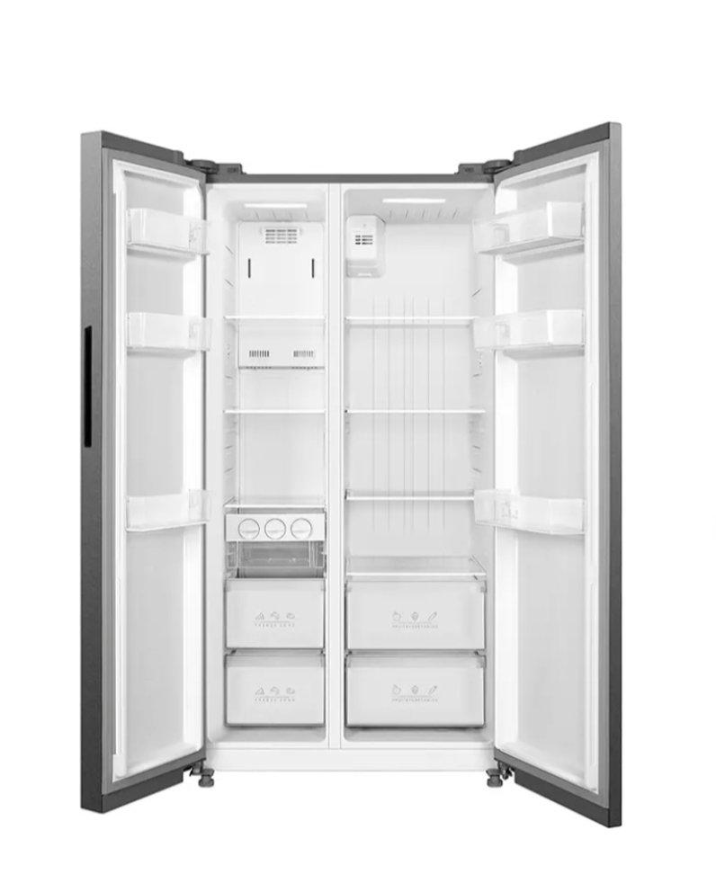 Geladeira Frost Free Side by Side 511L Inverter Cor Inox Midea - #1