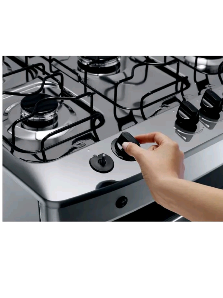 Fogão Consul 5 bocas cor Inox com botões removíveis - CFS5NAR - #6