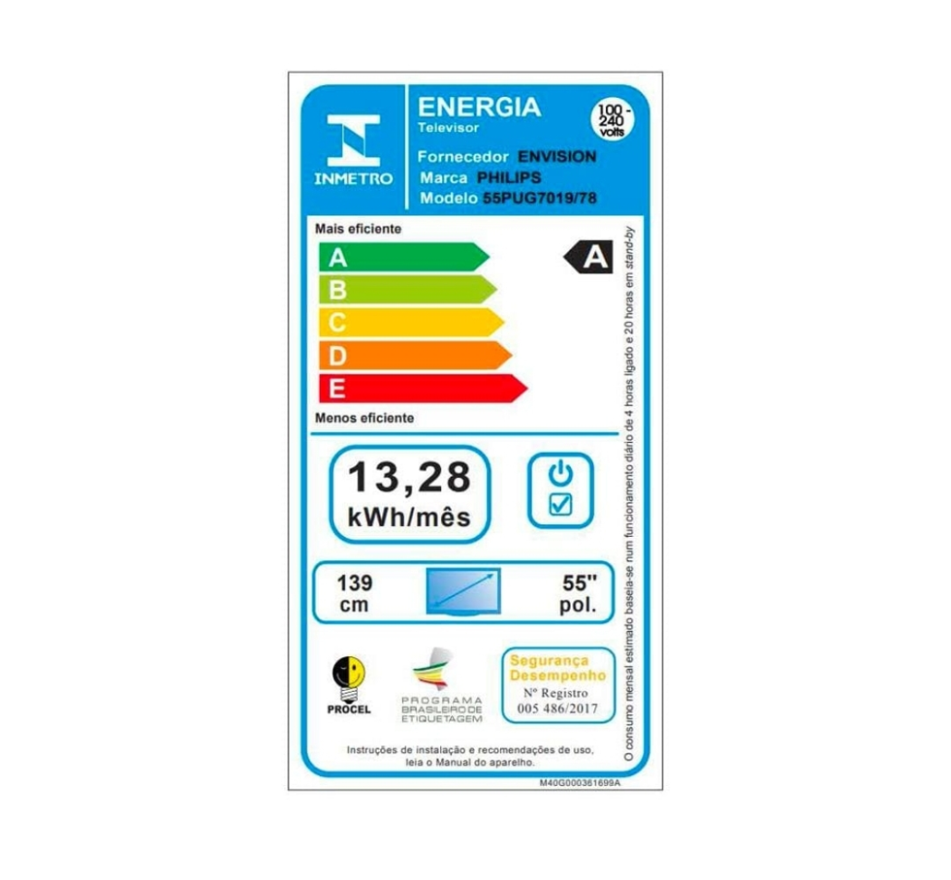 Smart TV LED 55 Ultra HD 4K Philips 55PUG7019 com Google TV, Comando de Voz, Wi-Fi, Entradas HDMI e USB - #3